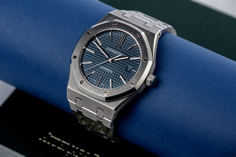 audemars piguet royal oak 15400 blue|audemars piguet royal oak prices.